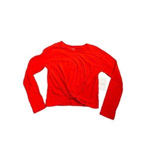 Nordstrom Kids Long Sleeve with Twist Front Red Scarlet M & L